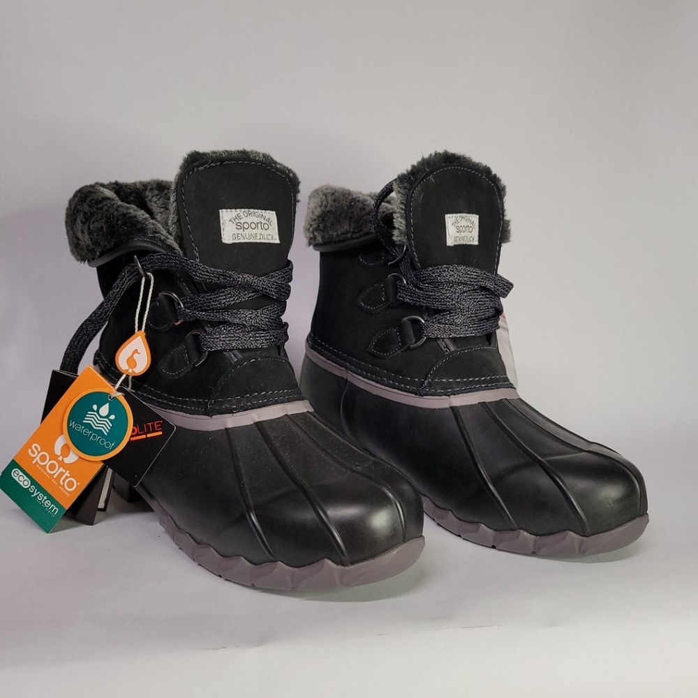 Bnwt (8) Sporto Waterproof & Insulated Duck Boots msrp $150+